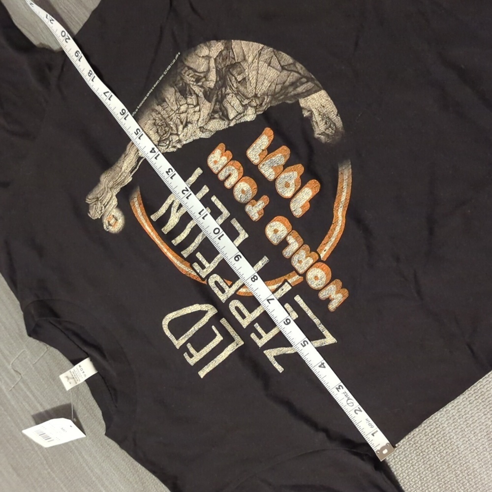Led Zeppelin World Tour 1971 Black T-Shirt - Picture 6 of 7